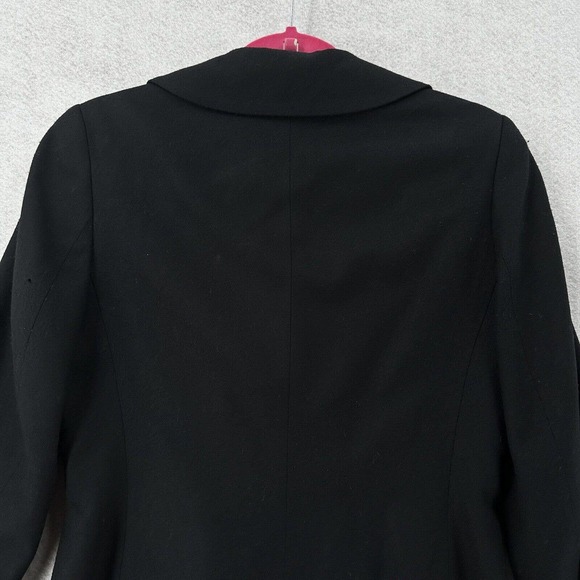 Pendleton 100% Virgin Wool Blazer Jacket SZ 6 Black Double Breasted Gold Buttons - Picture 6 of 14